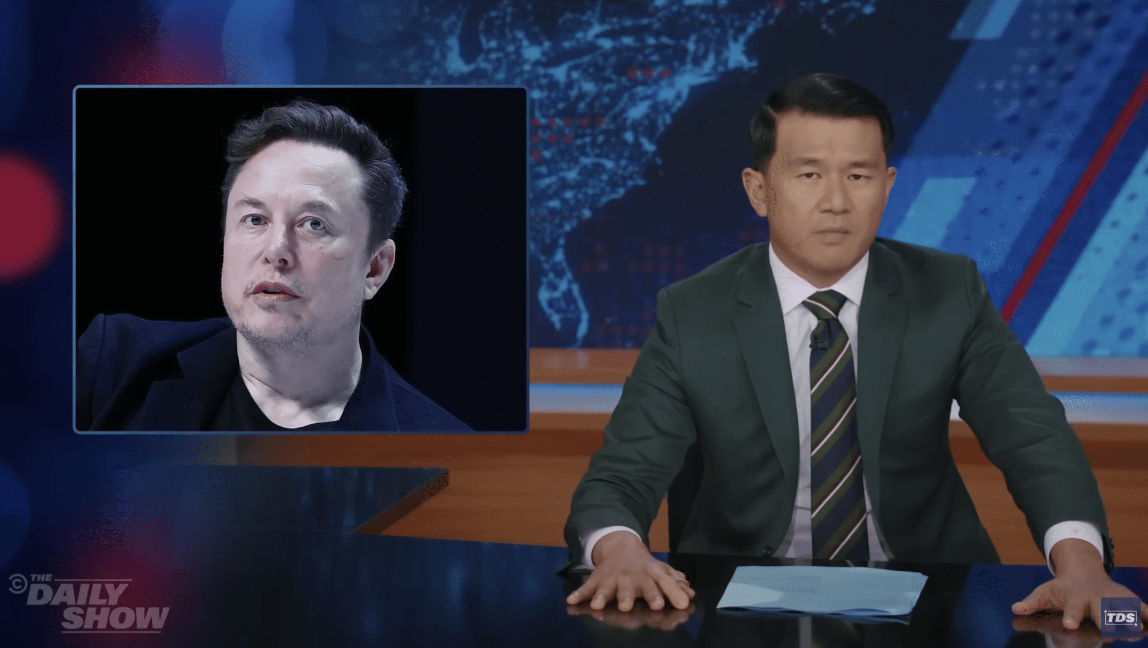 Elon Musk on the Daily Show