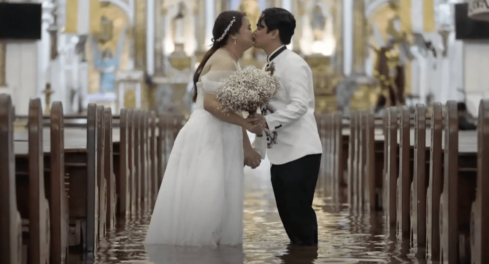 Filipino couple wedding