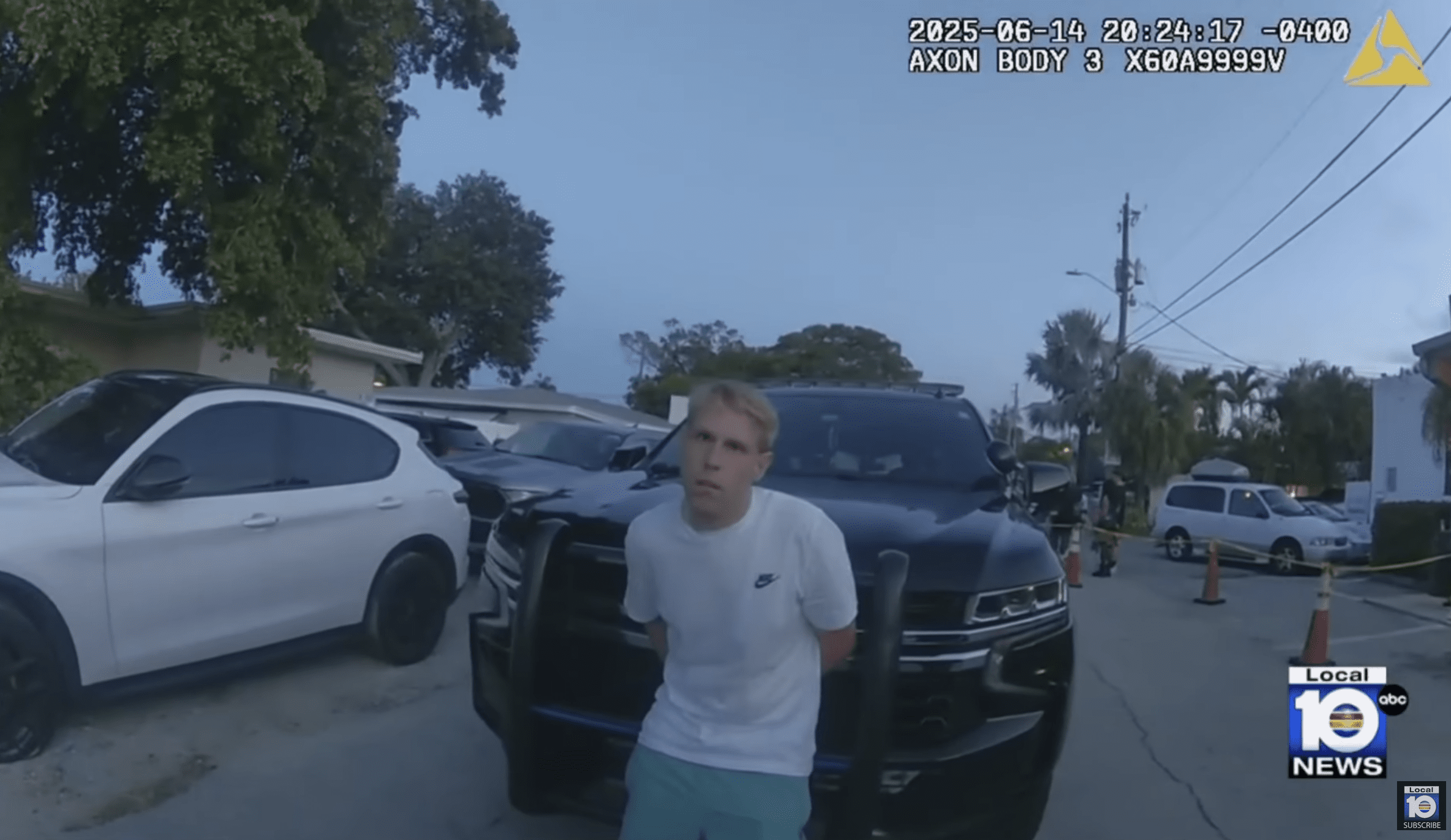 Wilton Manors Gun at parade guy