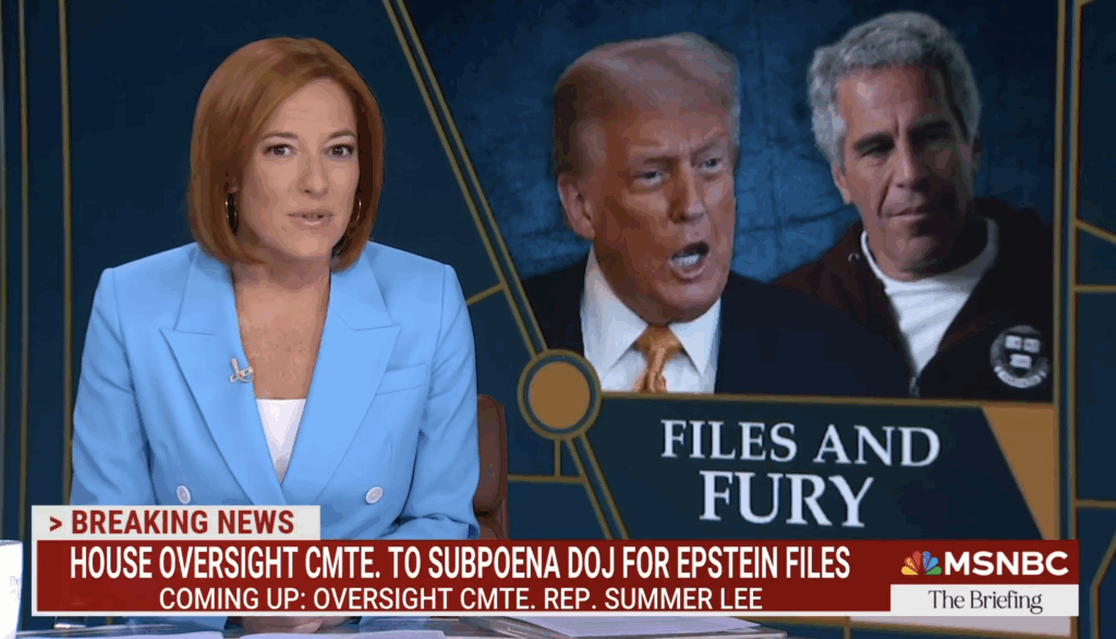 Jen Psaki and Trump