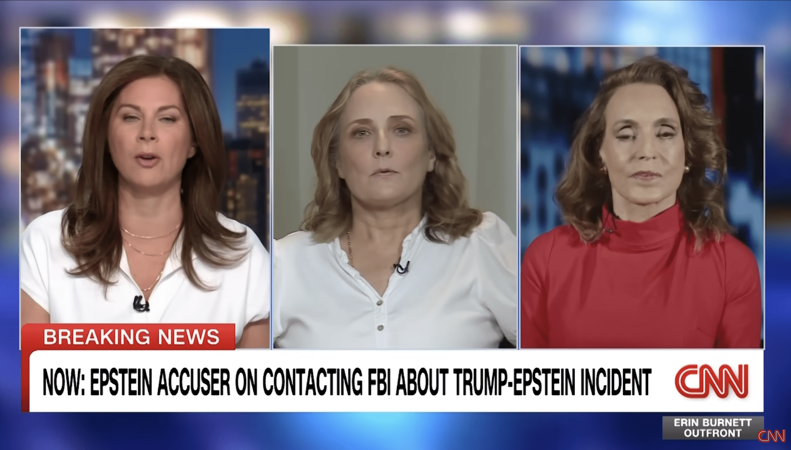 Epstein accuser recounts Trump's late-night visit to Epstein's office