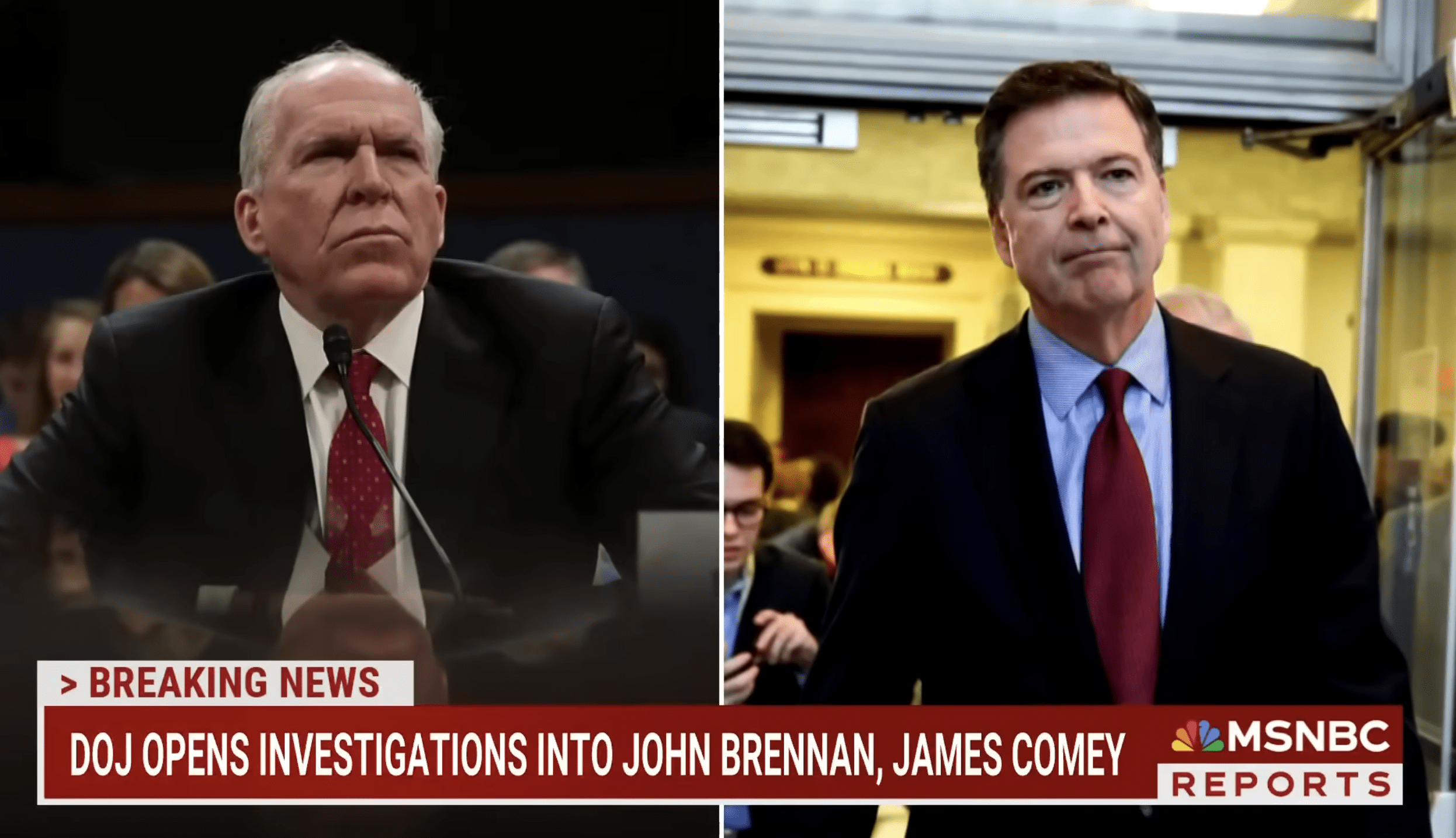 John Brennan and James Comey
