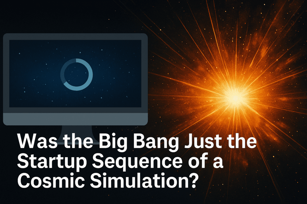 Cosmic Simulation or Big Bang?
