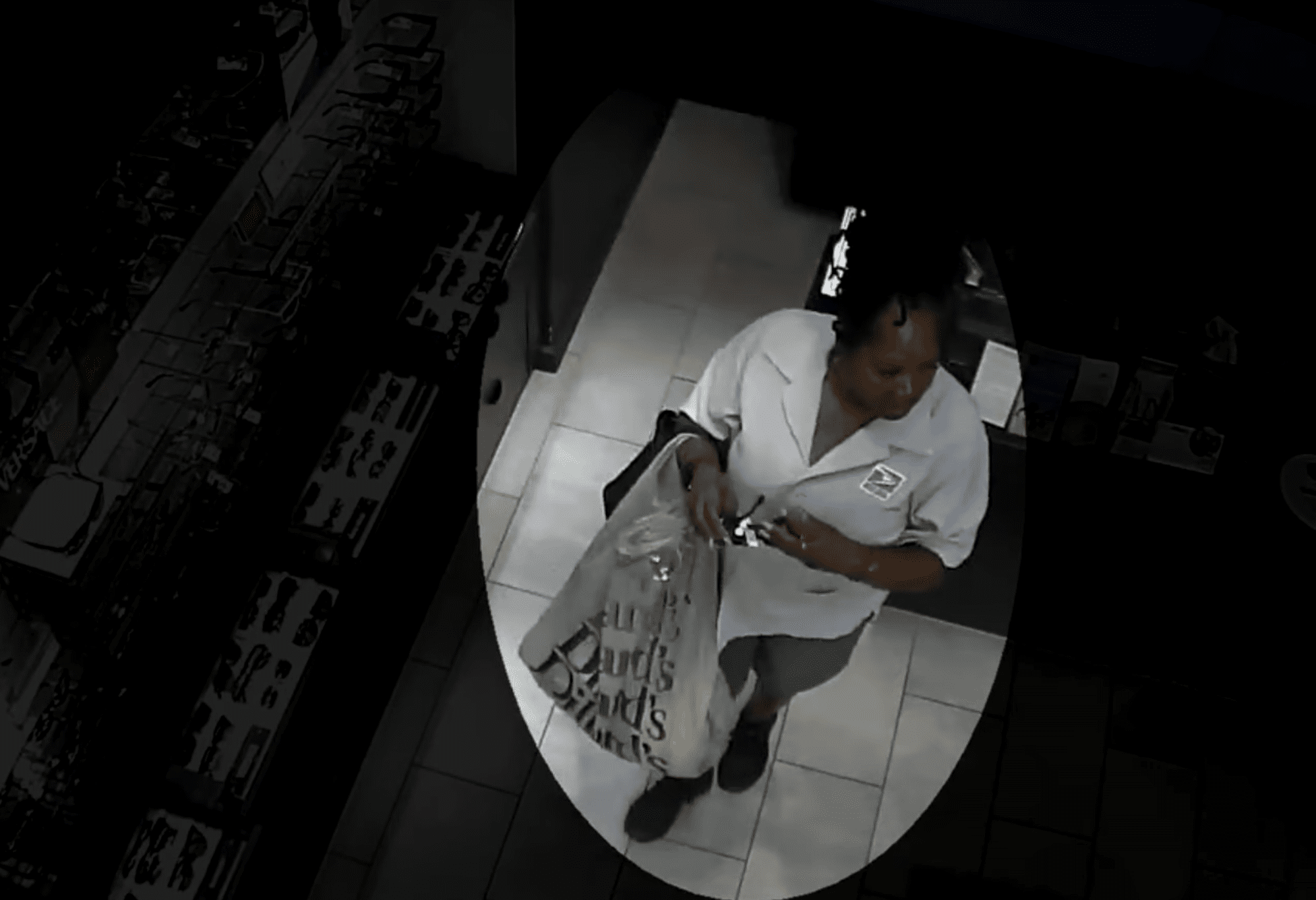 USPS woman Steals $4,624 in Designer Sunglasses from Pembroke Lakes Mall