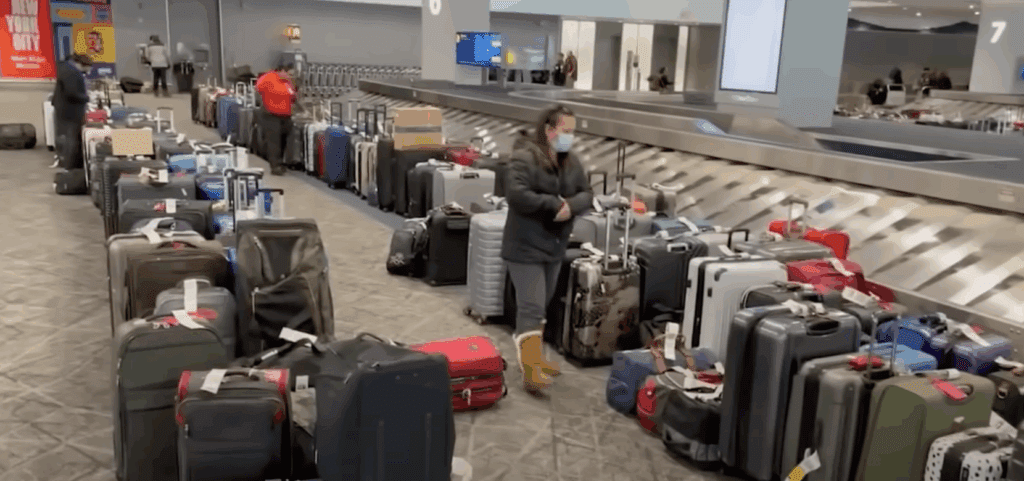 Scammers are going after disposed luggage tags