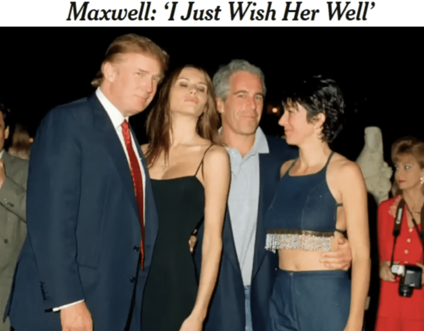 Trump and Ghislaine Maxwell
