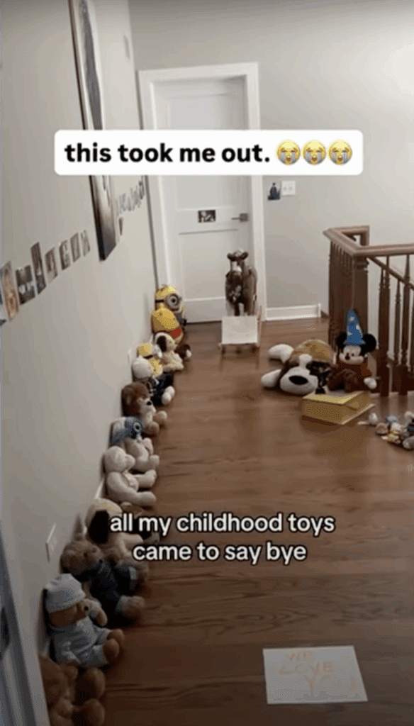 Mom goes viral for son's 'Toy Story' send off to college