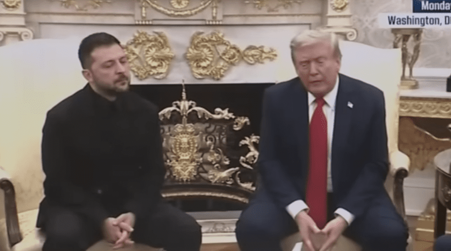 Trump and Zelensky