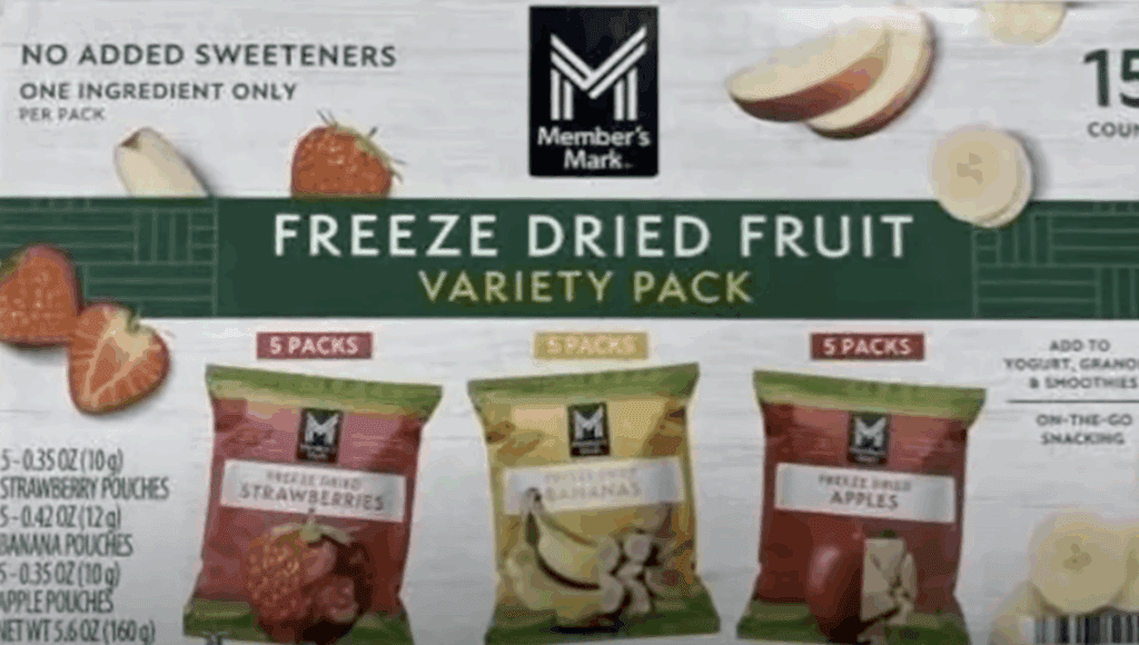 Sam's Club Recalls Freeze-Dried Fruit