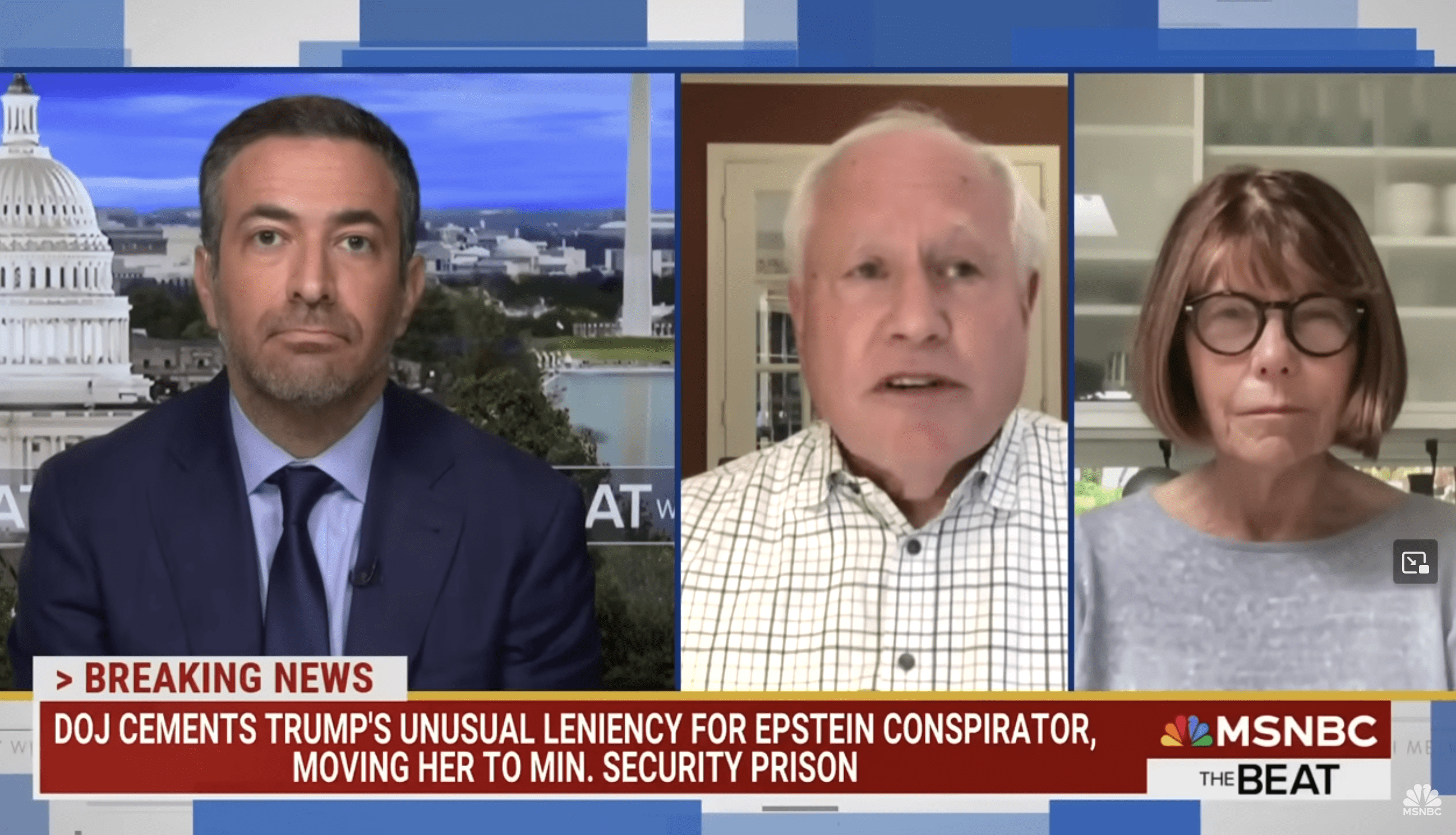 DOJ grants Epstein conspirator prison move, victim's family says Trump helps 'pedophiles'