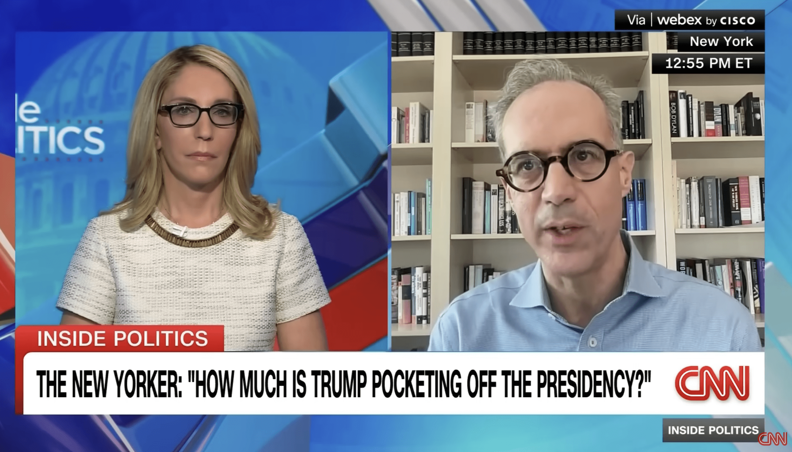 Trump profiting off the presidency