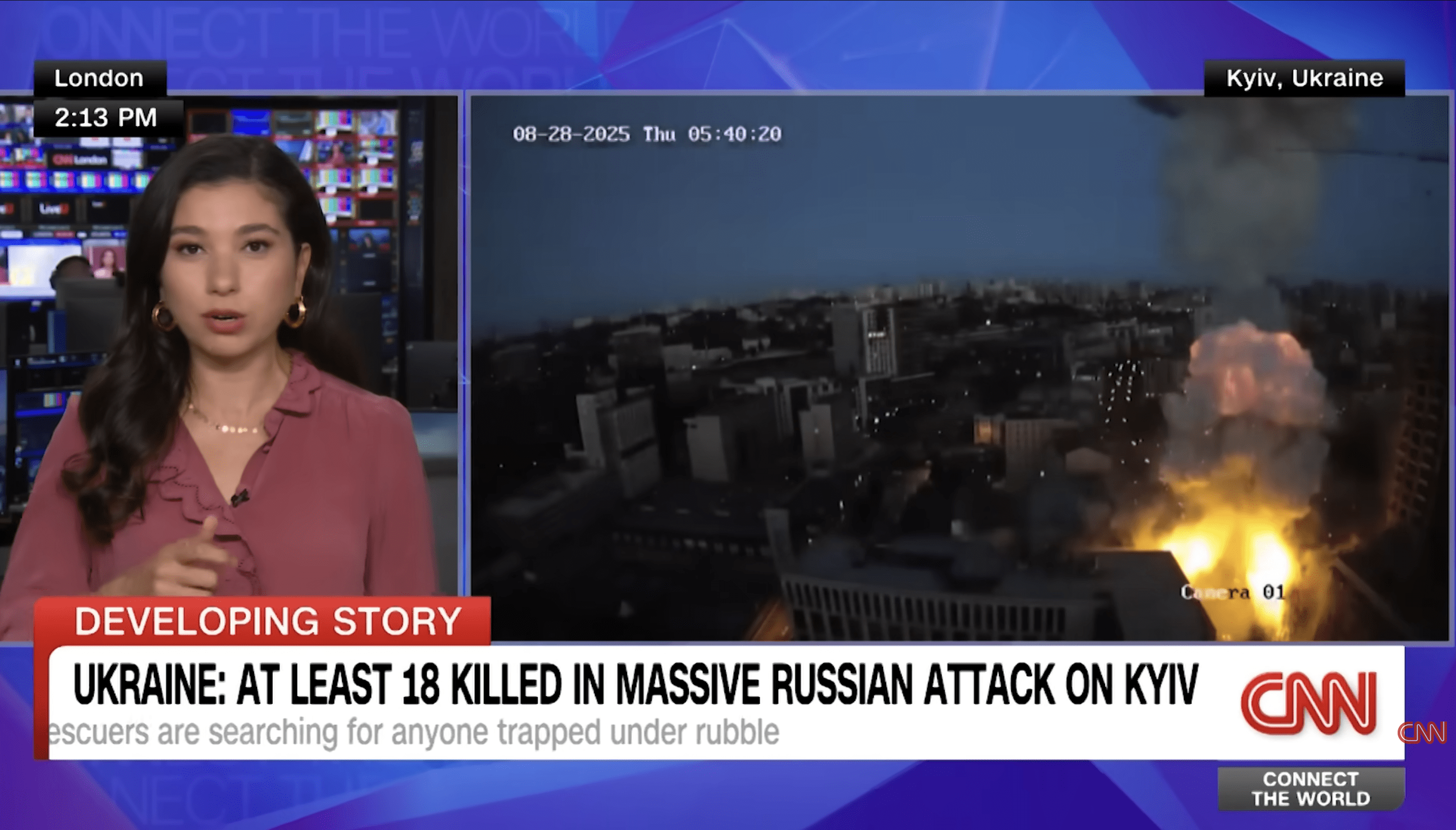 Bombing in Ukraine