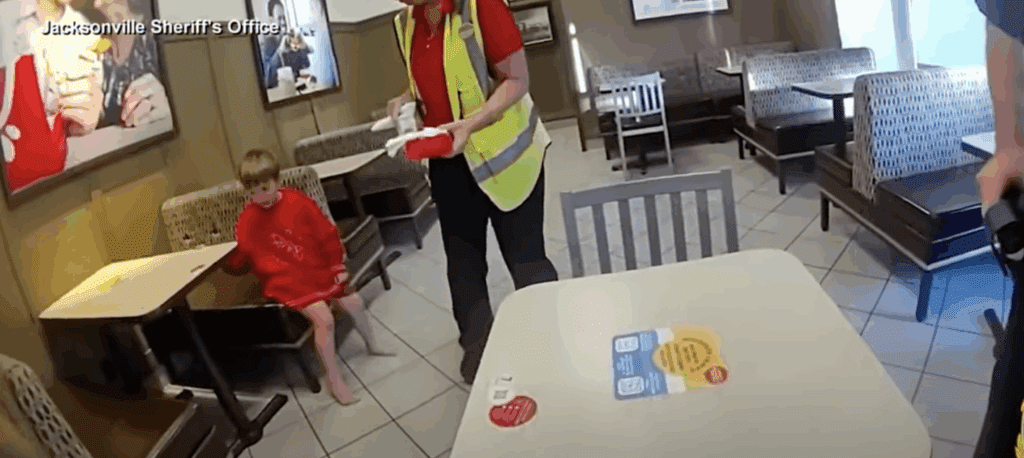 5-year-old boy sneaks out to Chick-fil-A
