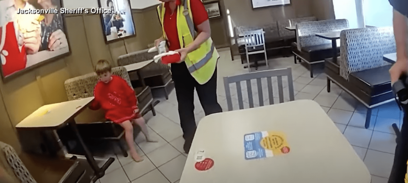 5-year-old boy sneaks out to Chick-fil-A