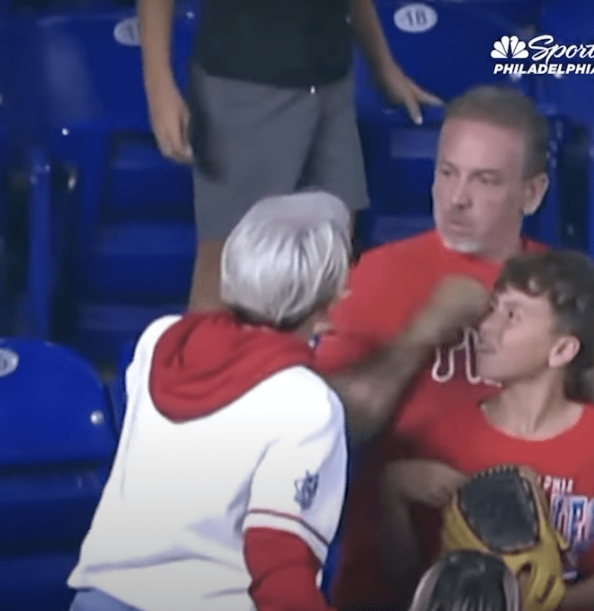 Phillies fan home run ball chaos