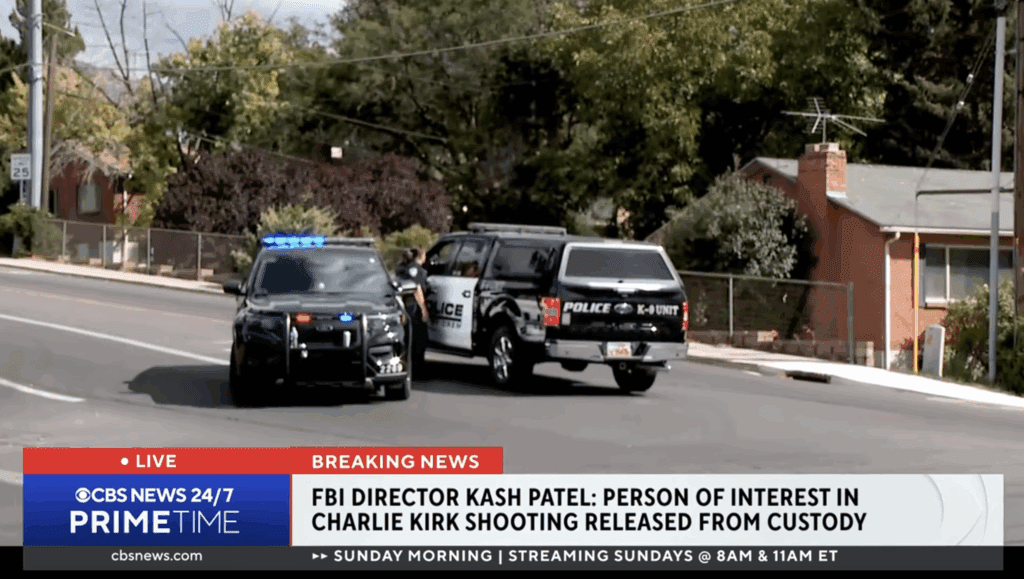Charlie Kirk shoo
