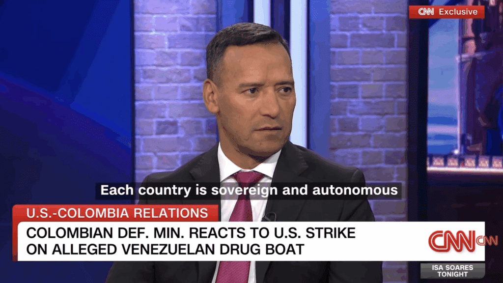 Colombian defense minister