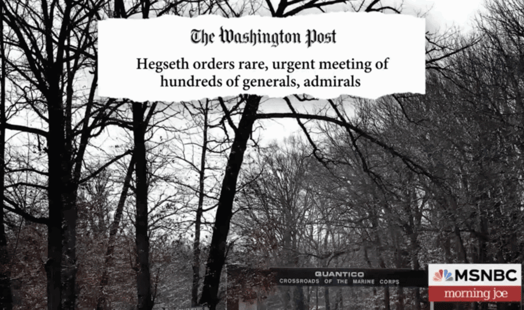 Pete Hegseth Meeting
