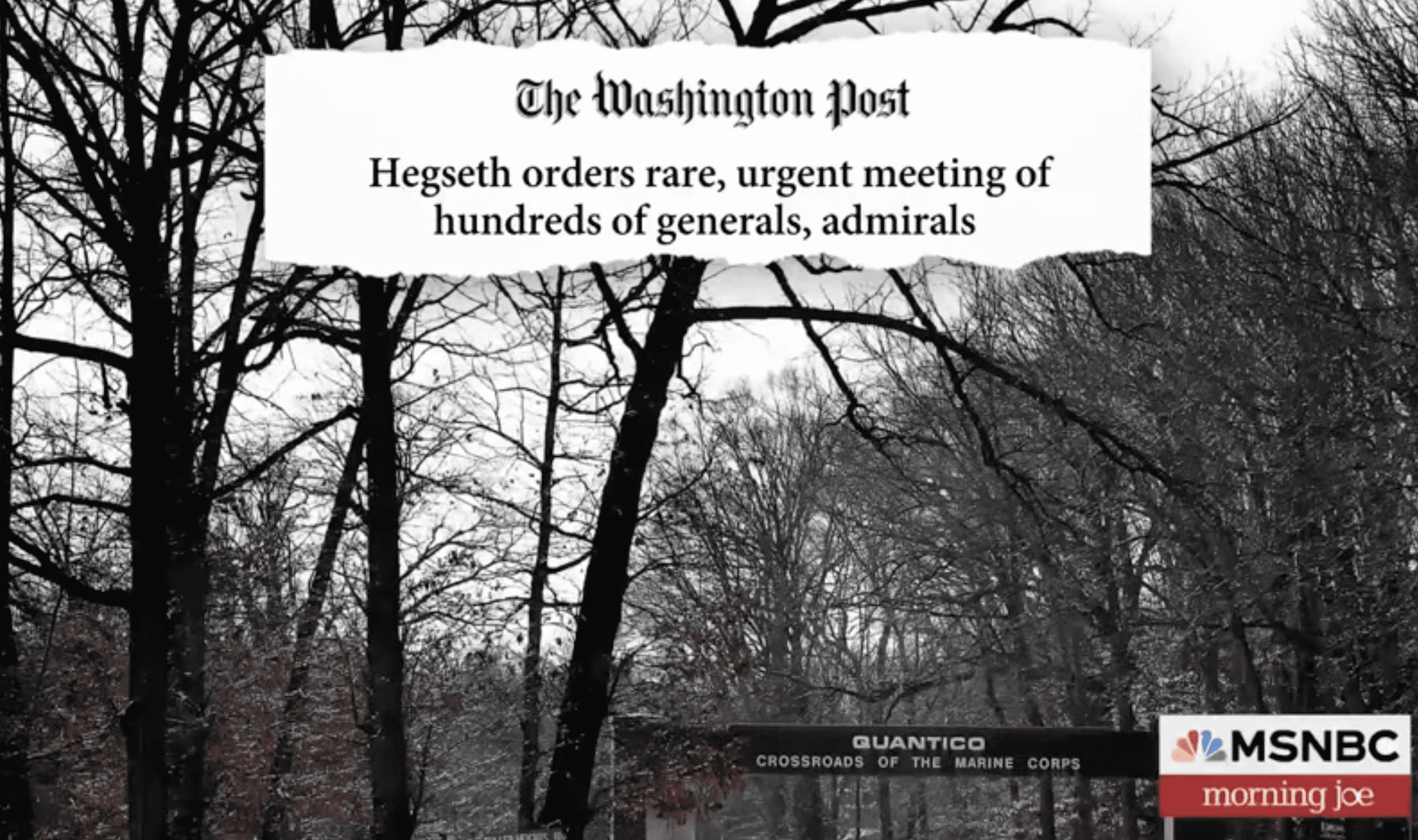 Pete Hegseth Meeting