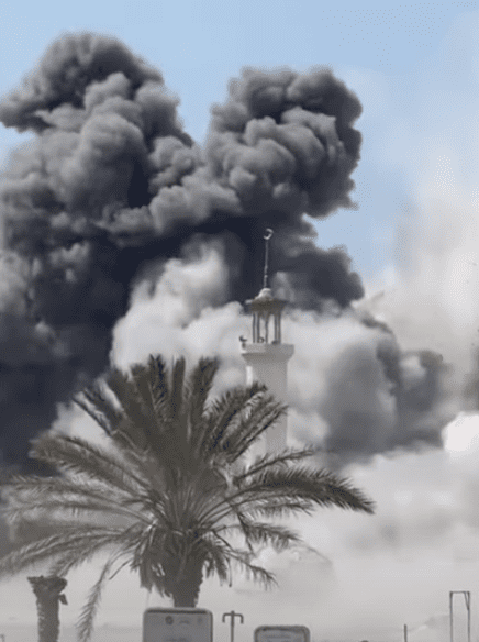 Israel levels high-rise tower in Gaza