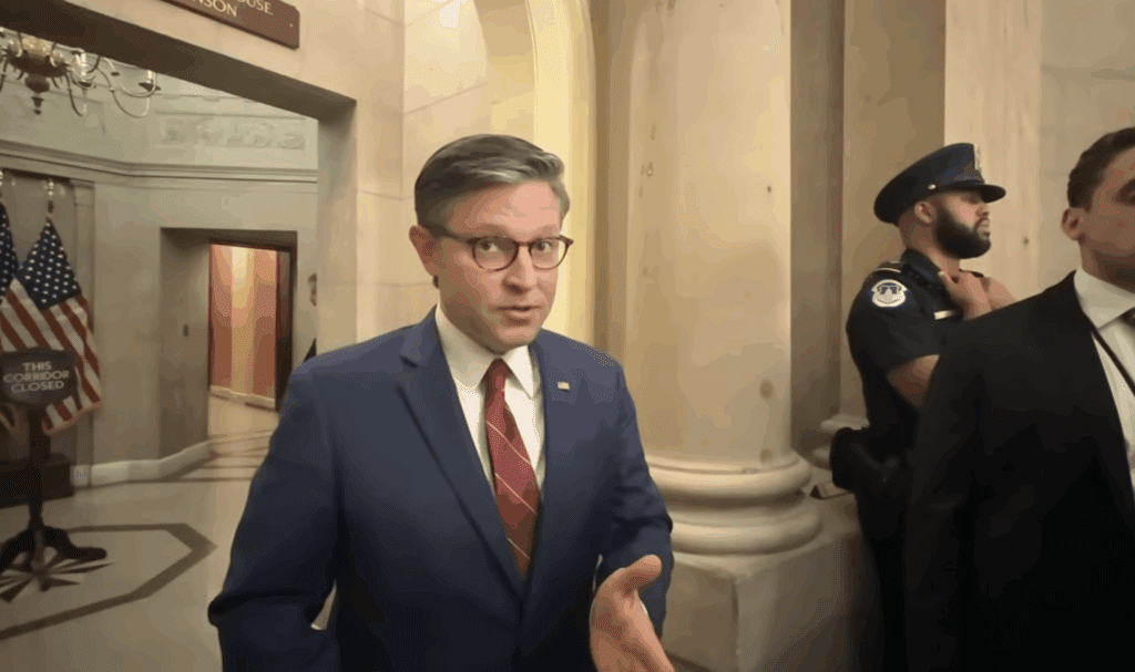 Mike Johnson says Donald Trump was 'FBI informant' to help take down Epstein