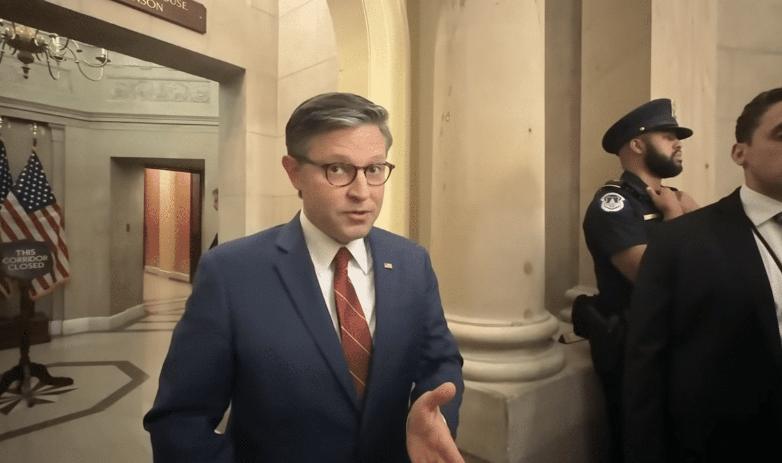 Mike Johnson says Donald Trump was 'FBI informant' to help take down Epstein