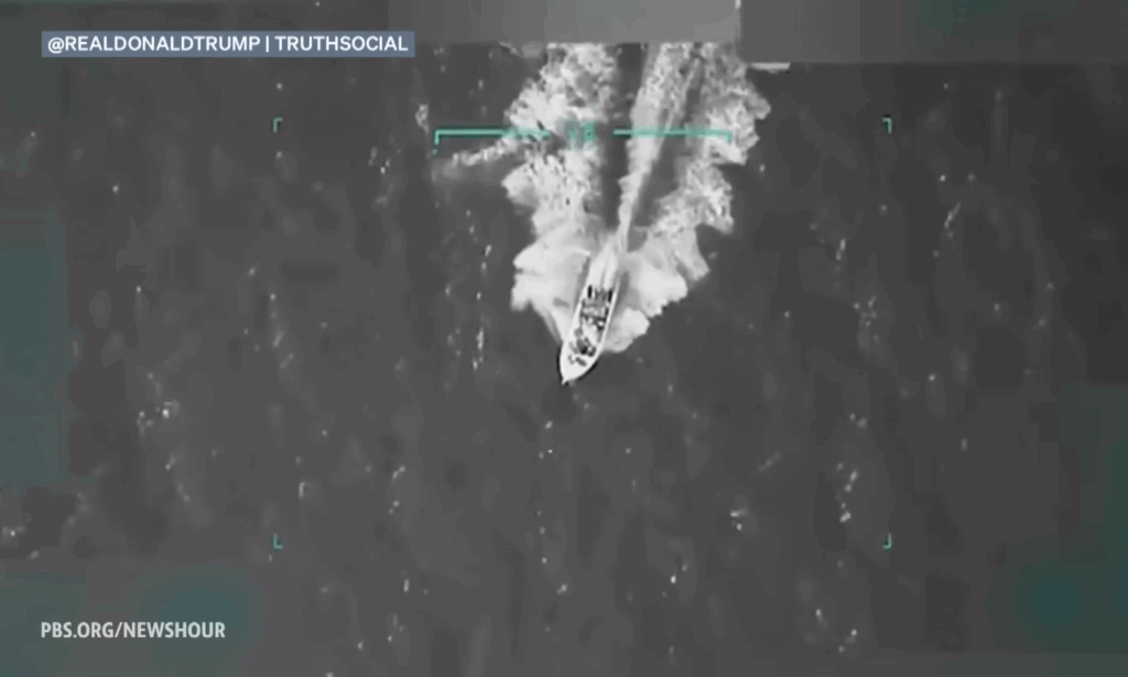 Drug Boat Shot by US Navy