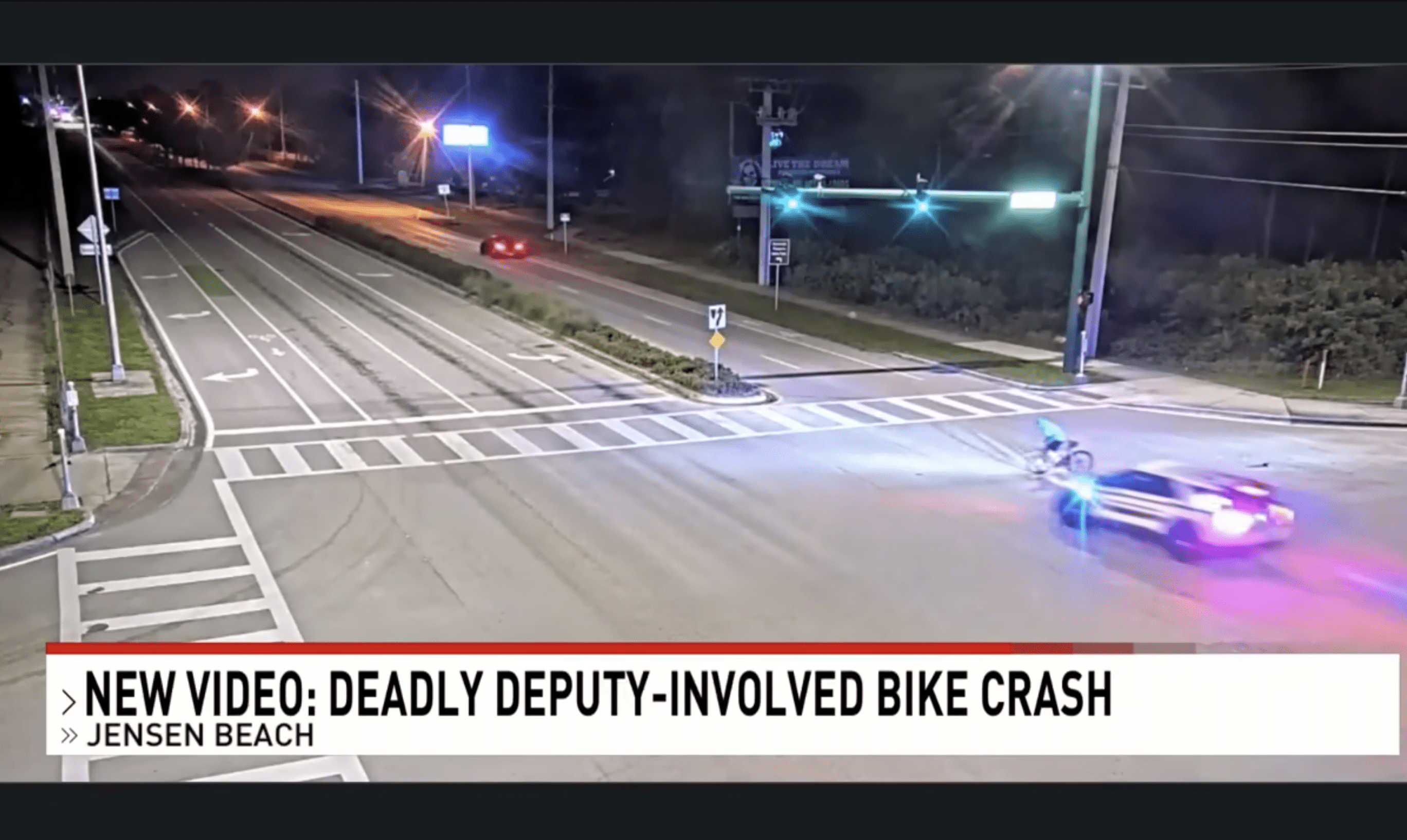 Jensen Beach Sheriff Patrol and Bicycle Accident