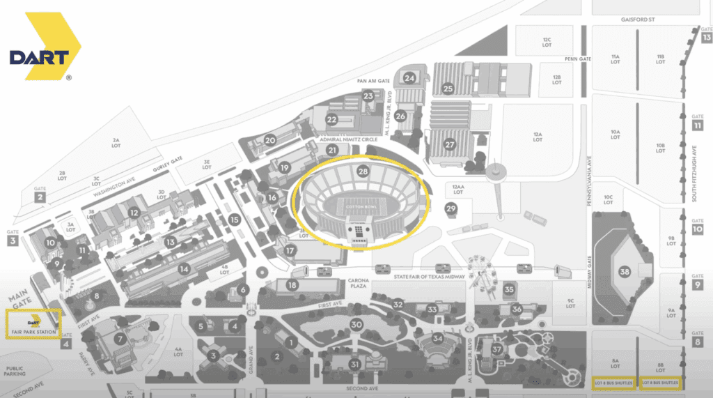 DART to get to Red River Rivalry game