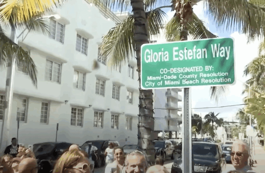 Miami Beach names street after Gloria Estefan