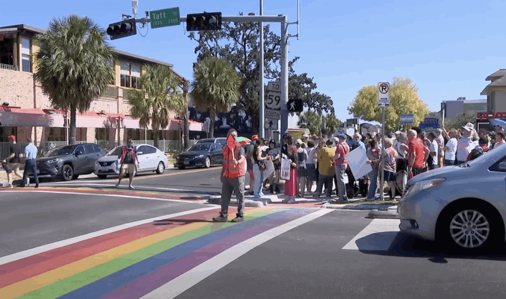 Rainbow Sidewalks Dallas and Houston