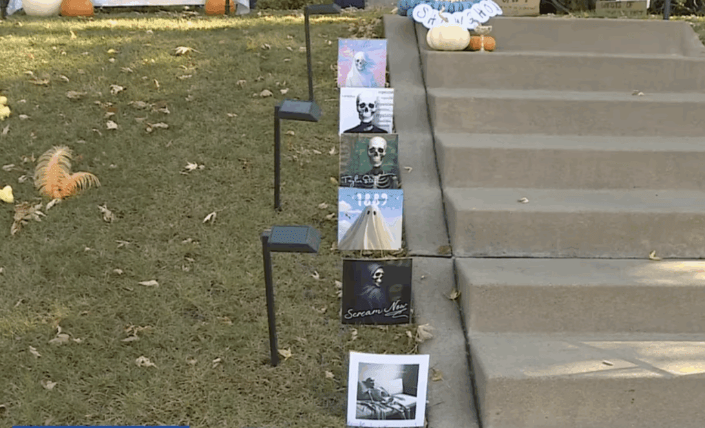 Taylor Swift-themed Halloween decorations