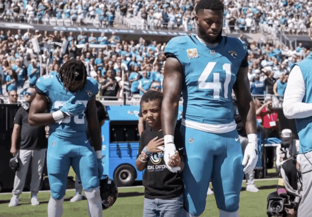 NFL team makes player's son an honorary captain