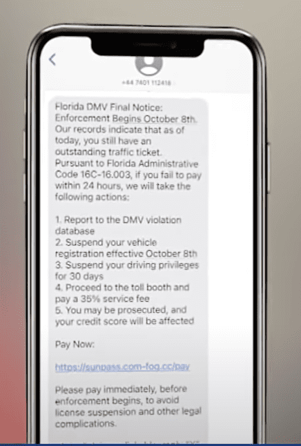 Getting text messages or calls about a traffic ticket? It's likely a scam