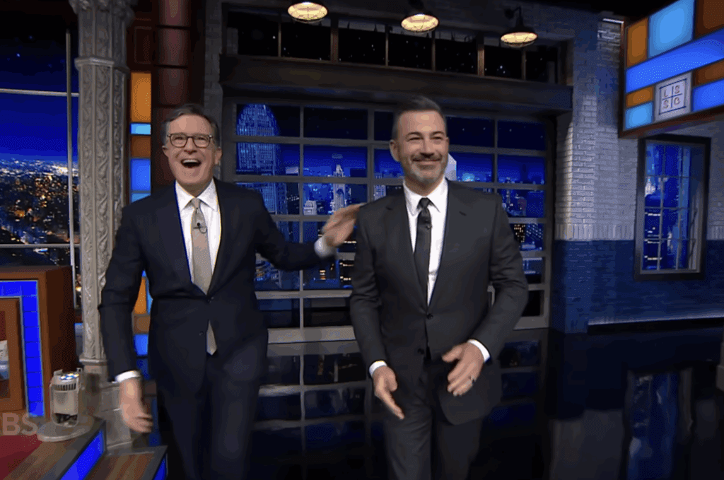 kimmel and colbert