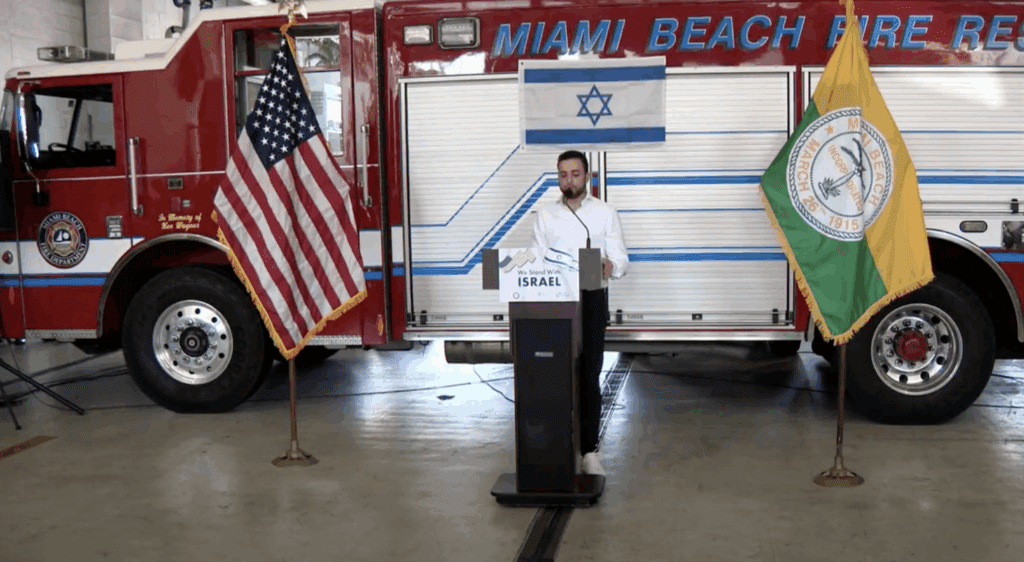 Miami Beach Pauses to Honor Victims of Hamas Attack