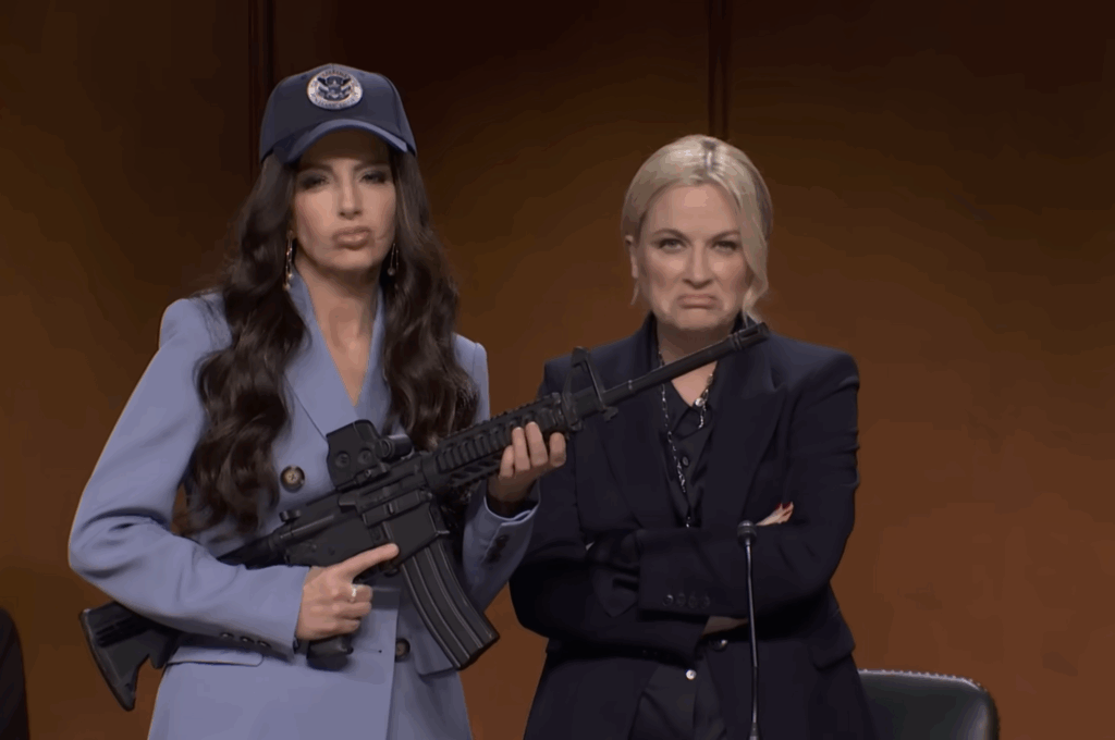 Pam Bondi and Kristi Noem on SNL
