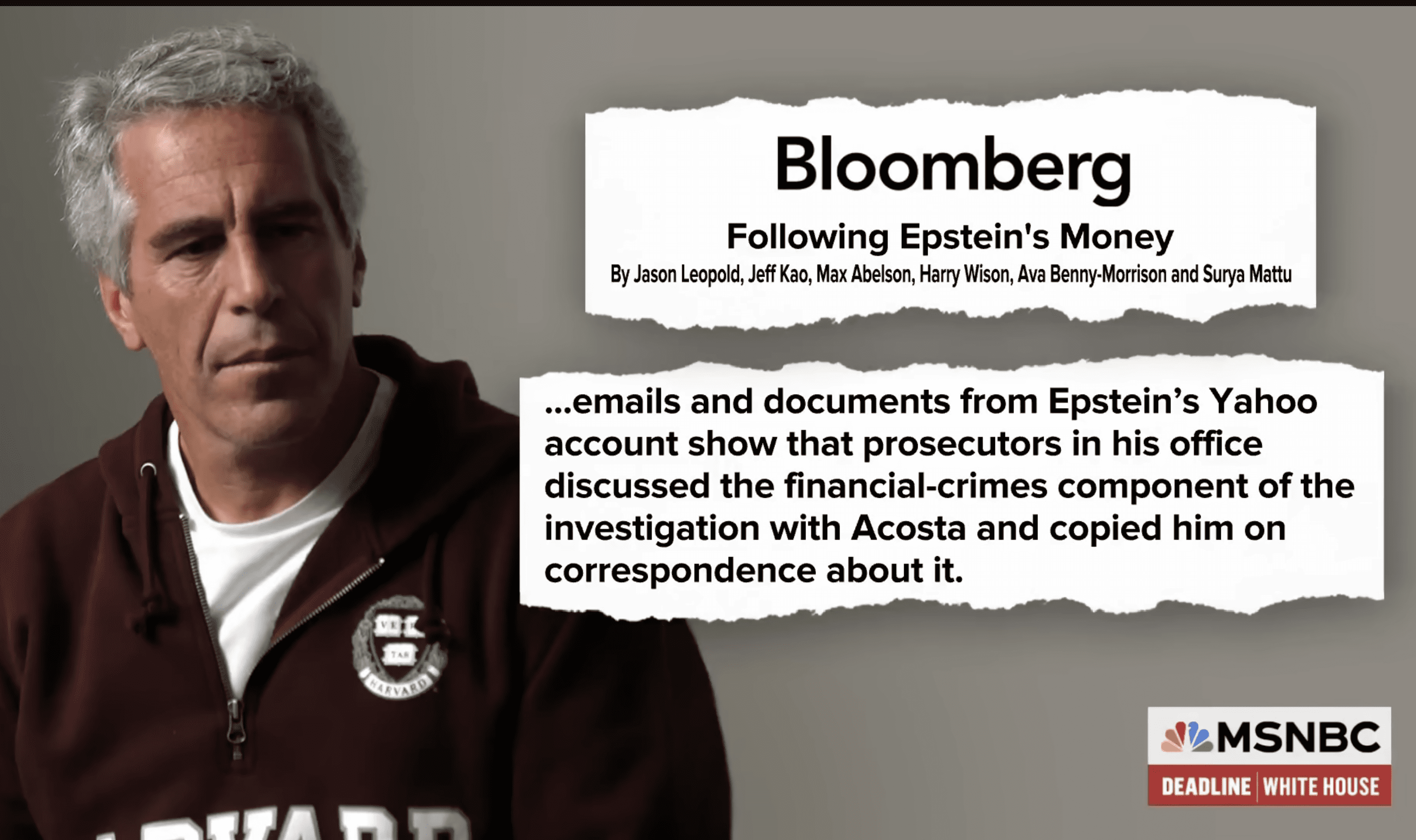 Epstein's Yahoo Emails