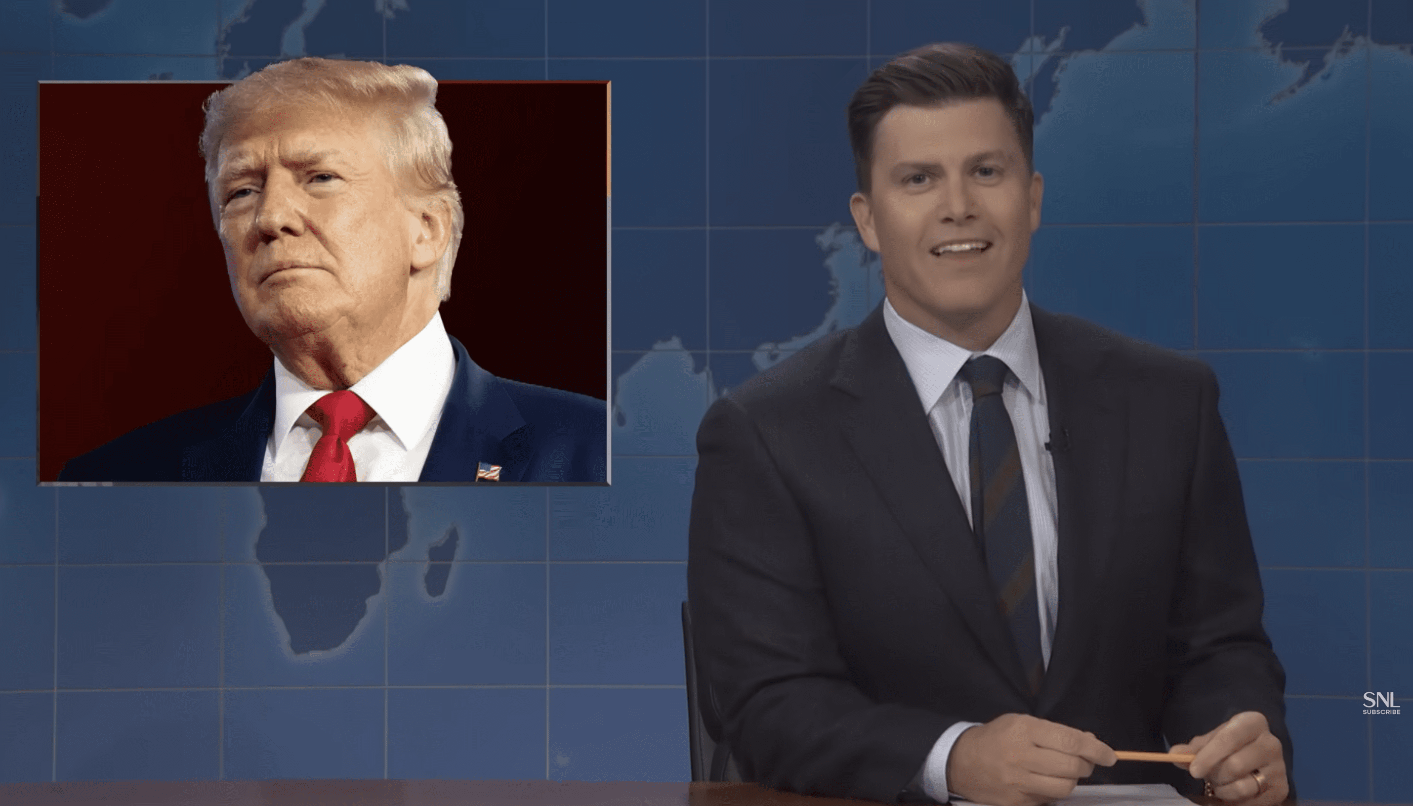 Colin Jost and Trump