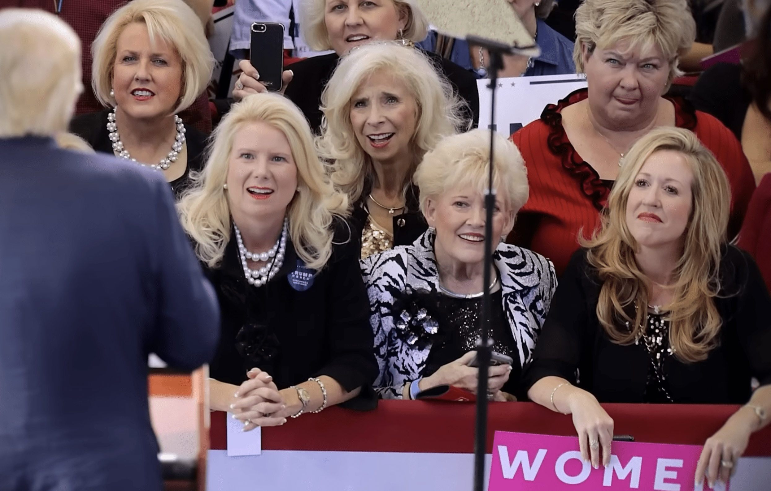 White women who voted for Trump