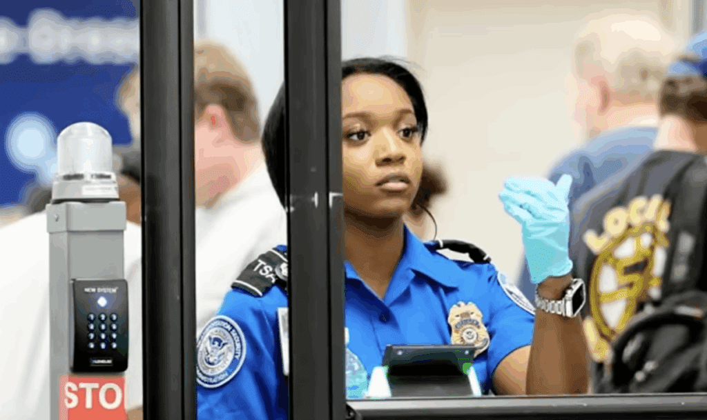 Hourslong waits in airports