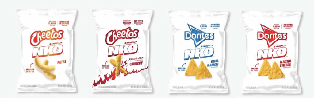Doritos and Cheetos go 'naked'
