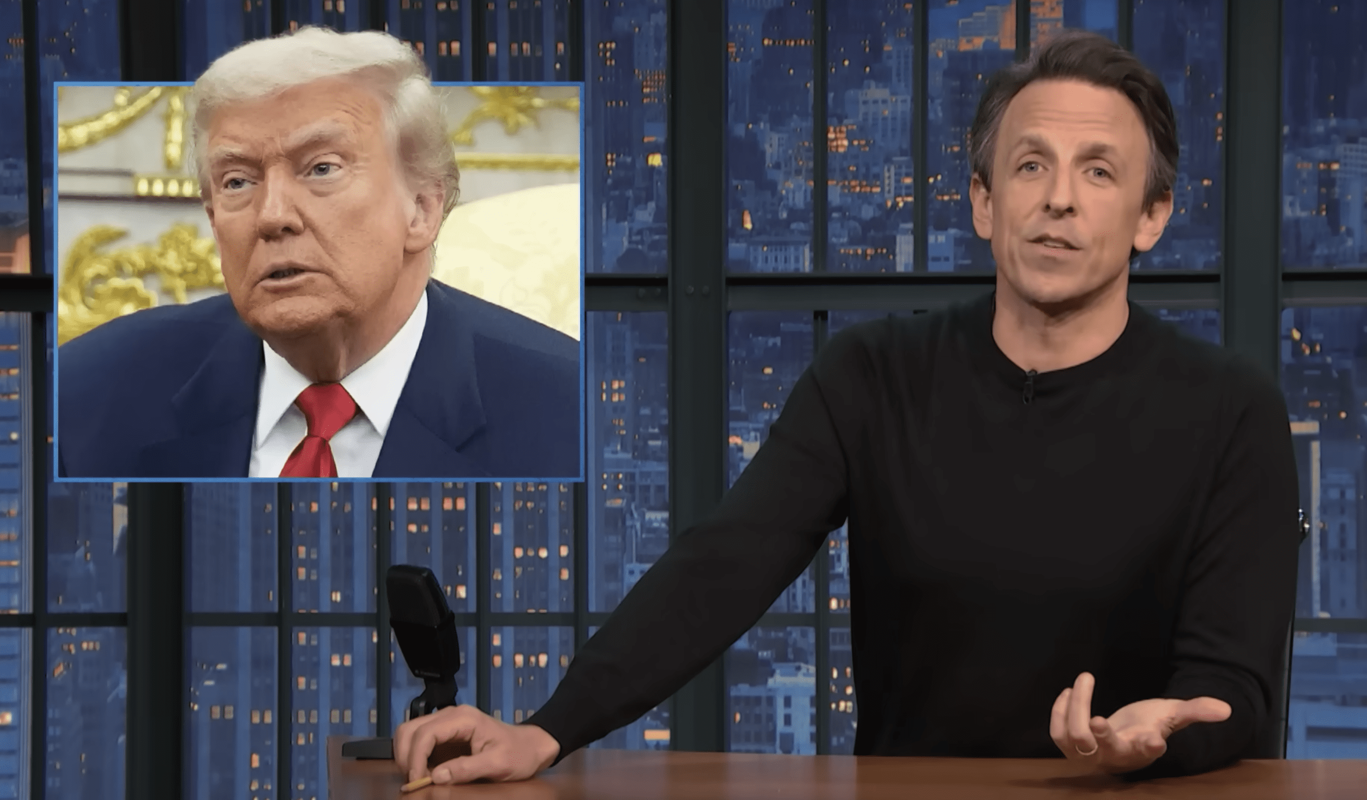 Seth Meyers and Trump