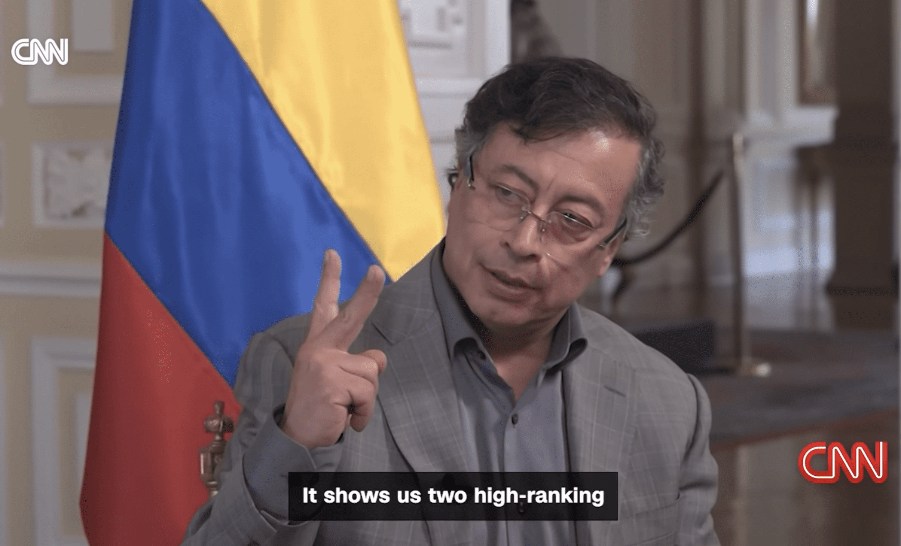Colombian President Gustavo Petro
