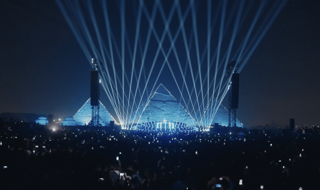 Pyramids Tiesto Show