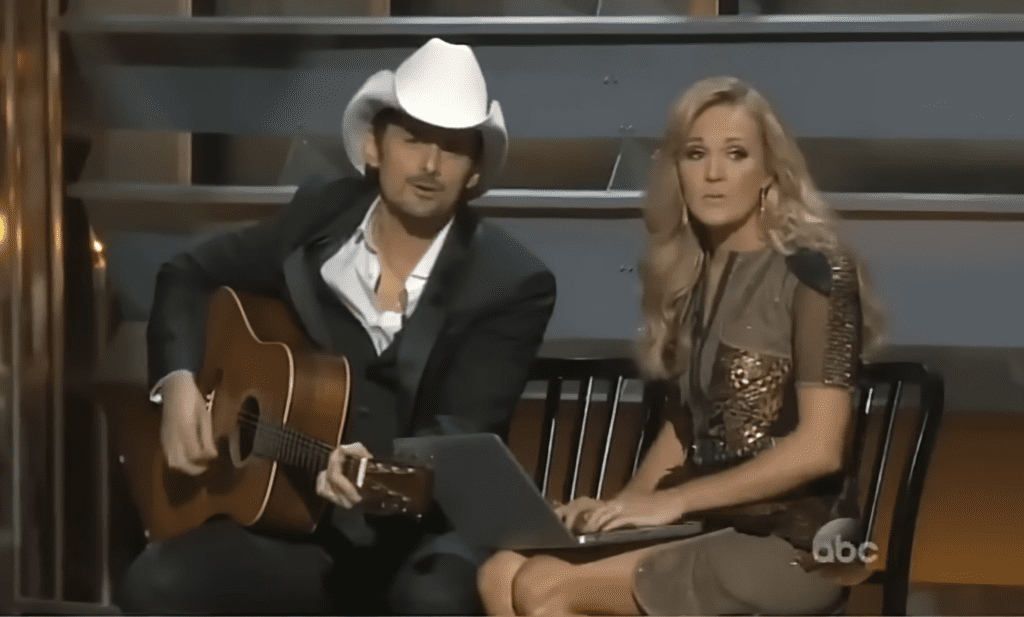 Brad Paisley and Carrie Underwood