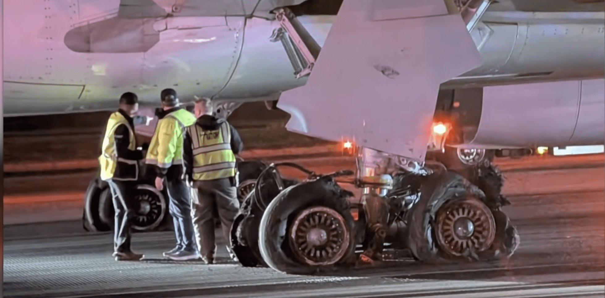 Plane’s Tires Blow out on Landing at Airport in Atlanta