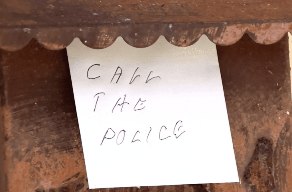 Elderly man's note for help leads to his caregiver's arrest