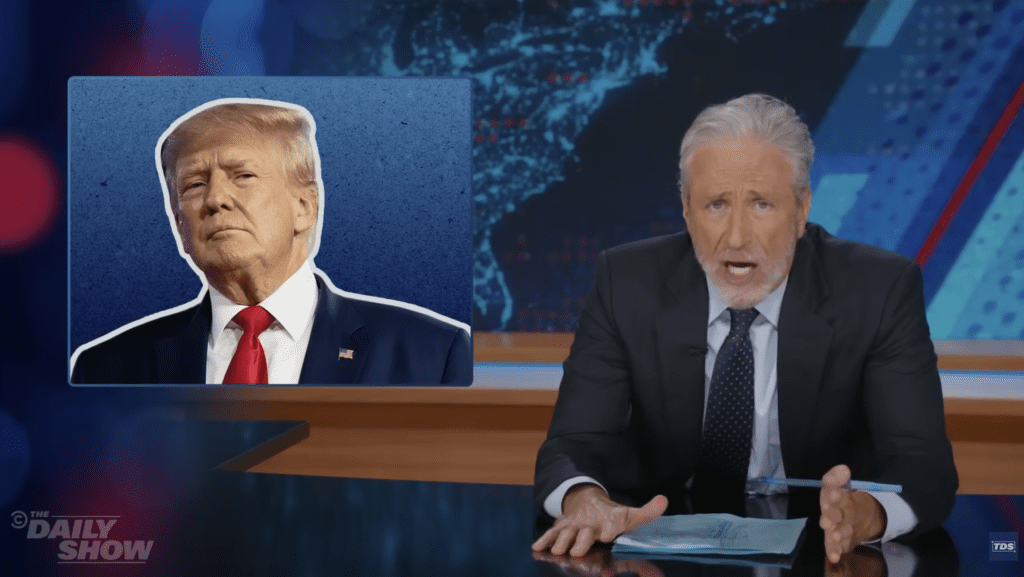 Trump on the daily show
