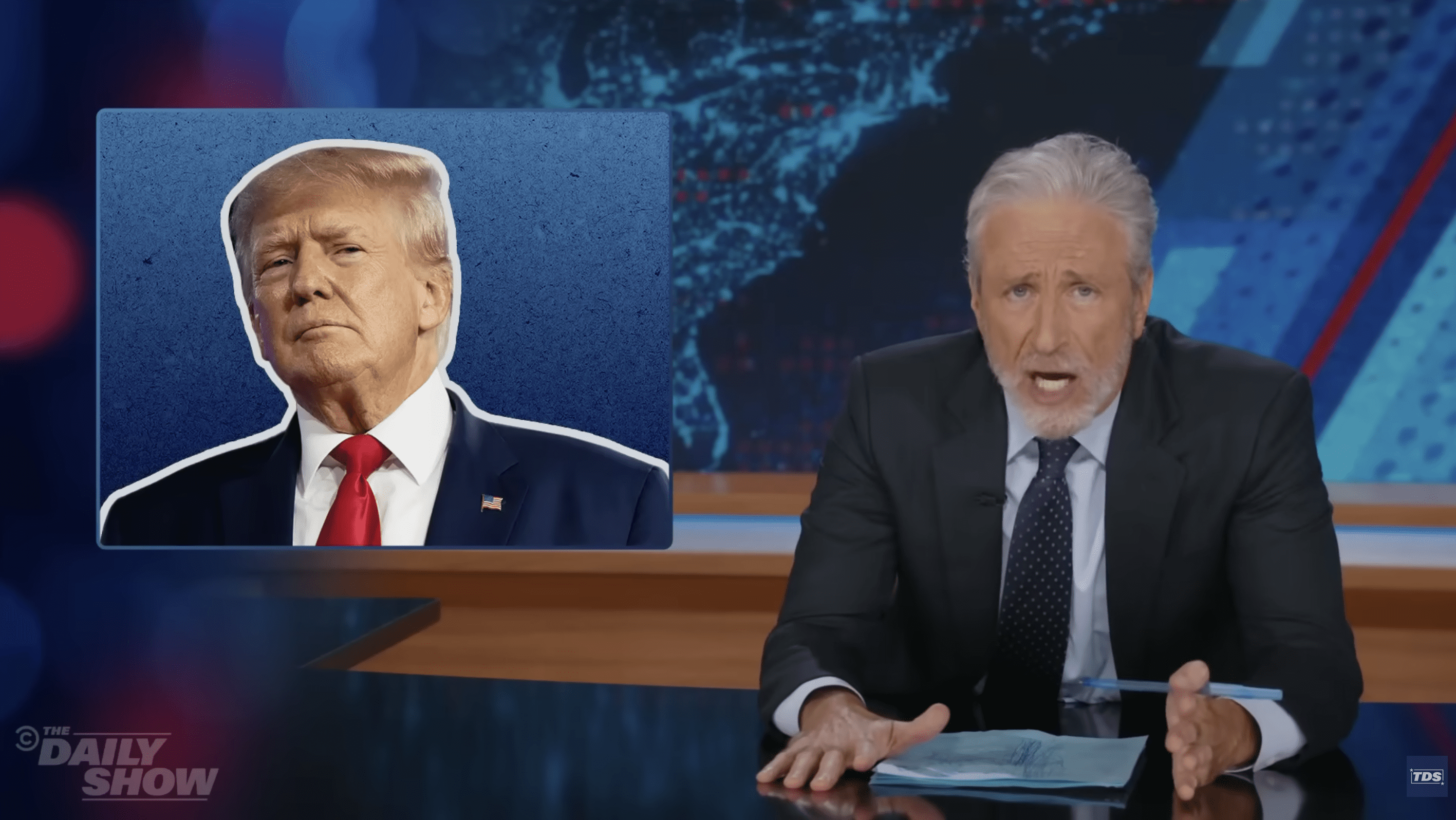 Trump on the daily show